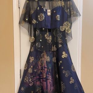 Disney Dress Shop 50th MMMA Castle fireworks dress
